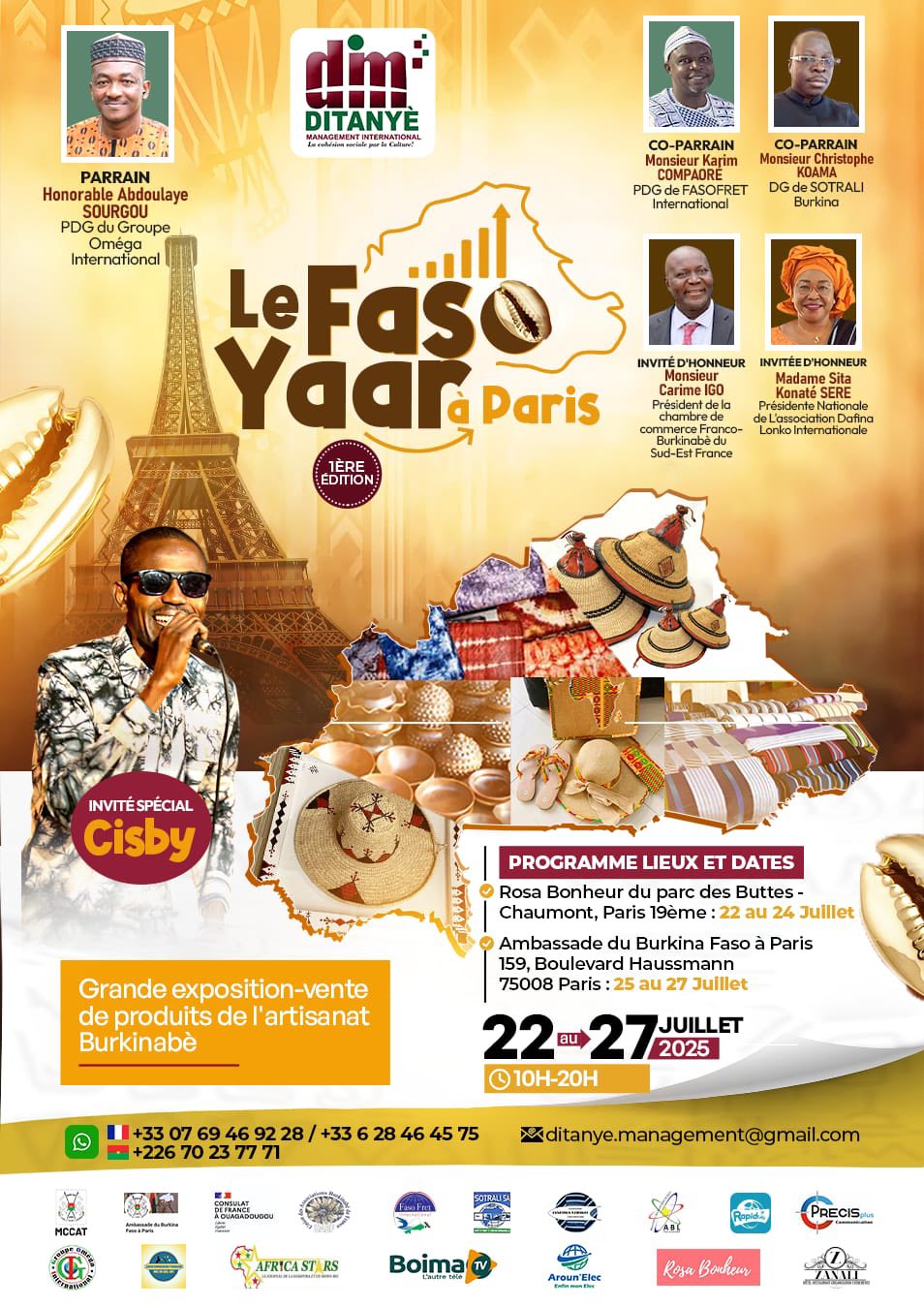 Le Burkina Faso à l'honneur à Paris